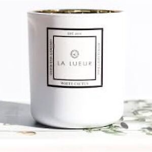 La Lueur White Cactus Candle